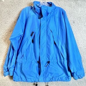 Schoffel Gore TX Windbreaker Jacket Mens Hooded Hiking Size Large Made In Poland